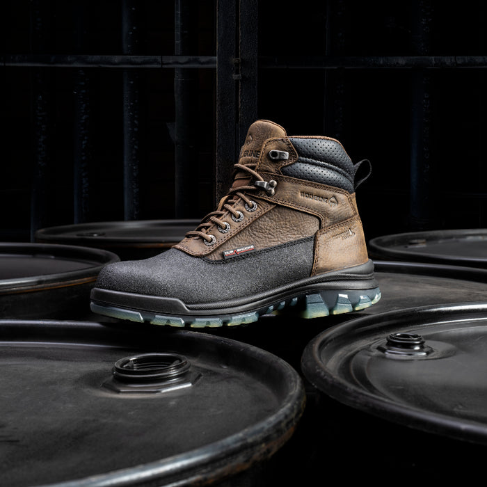 Wolverine® Men's Durashocks Icon Derrick Composite Toe 6" Boots - Dark Coffee - W261083
