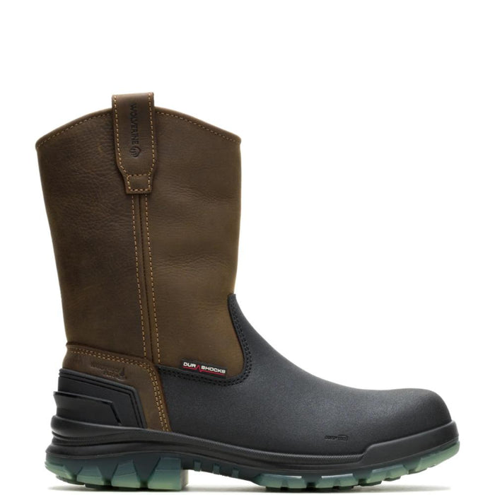 Wolverine® Men's Durashocks Icon Derrick Composite Toe Wellington Boots - Dark Coffee - W261087