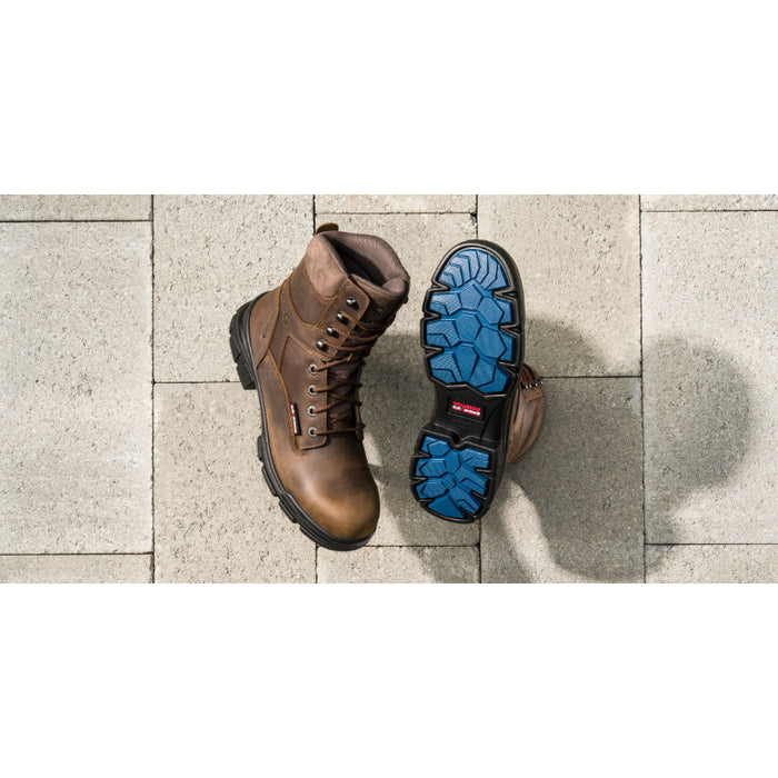 Wolverine® Men's Durashocks Icon Waterproof Soft Toe 8" Boots - Dark - Brown - W240029