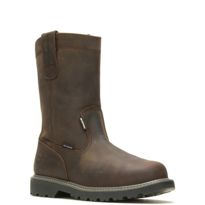 Wolverine® Men's Floorhand Met-Guard Waterproof Steel Toe Wellington Boots - Dark Coffee - W231025