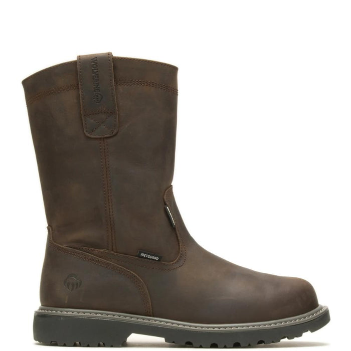 Wolverine® Men's Floorhand Met-Guard Waterproof Steel Toe Wellington Boots - Dark Coffee - W231025