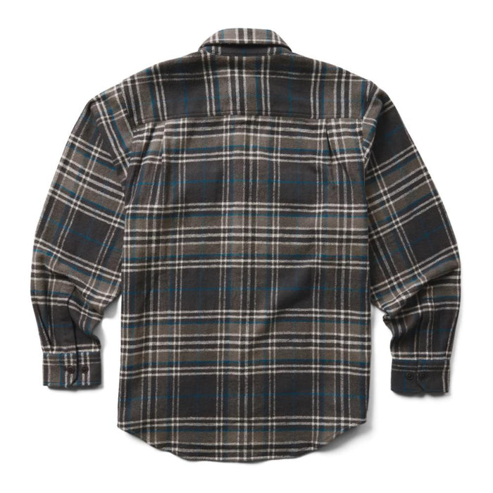 Wolverine® Men's Glacier Long Sleeve Cotton Flannel Shirt with Extended Tail