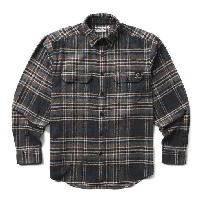 Wolverine® Men's Glacier Long Sleeve Cotton Flannel Shirt