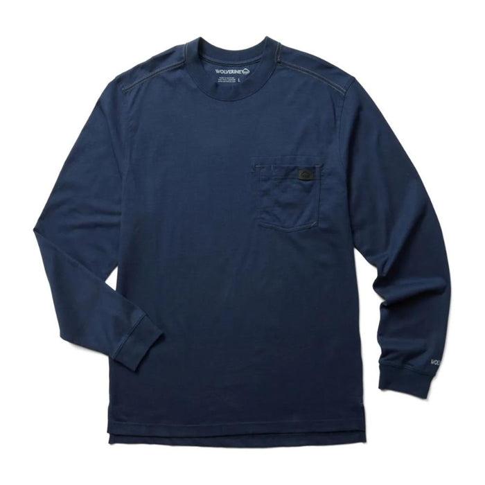 Wolverine® Men's Guardian Cotton™ Long Sleeve Tee with Extended Tail