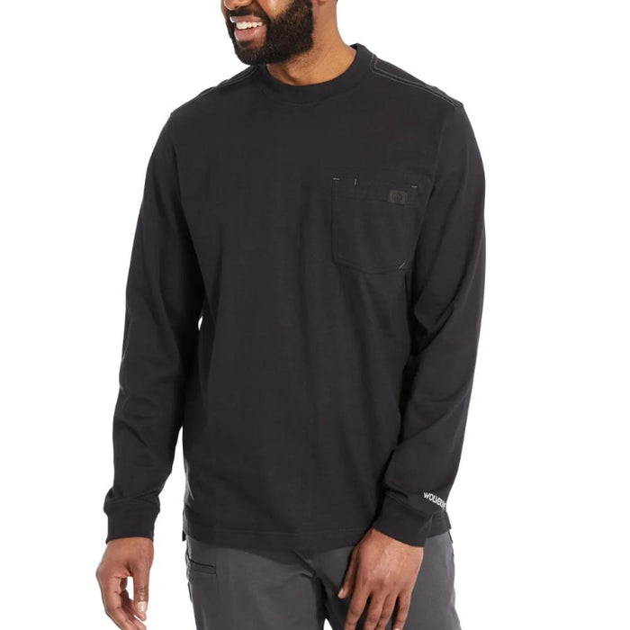 Wolverine® Men's Guardian Cotton™ Long Sleeve Tee with Extended Tail