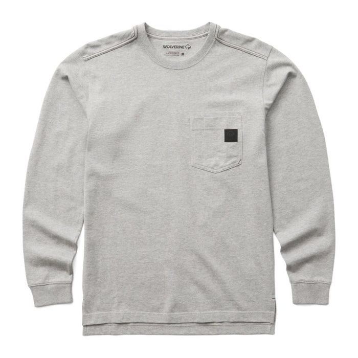 Wolverine® Men's Guardian Cotton™ Long Sleeve Tee with Extended Tail