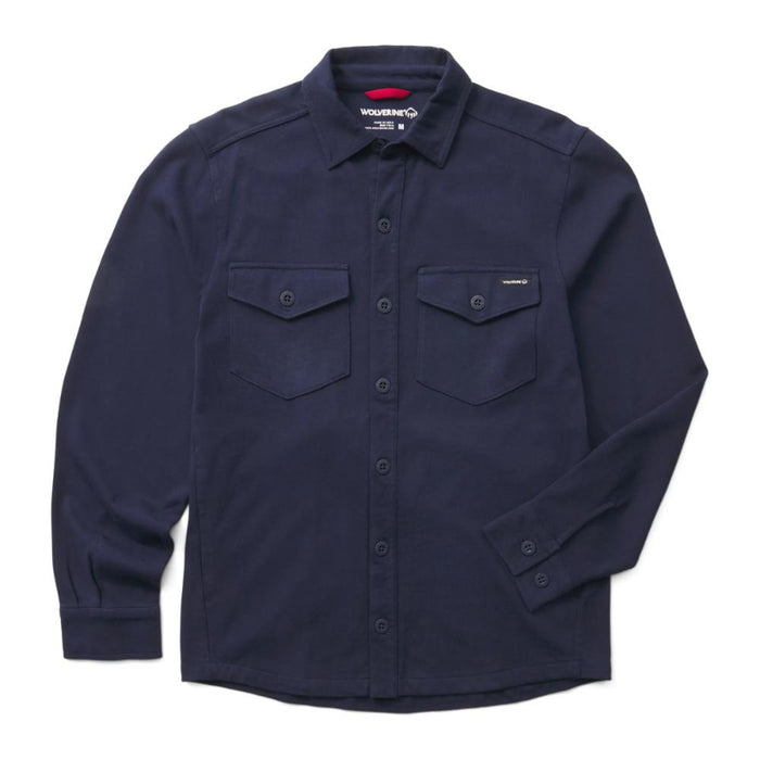 Wolverine® Men's Harbor Jersey Jac-Shirt with Button Closure