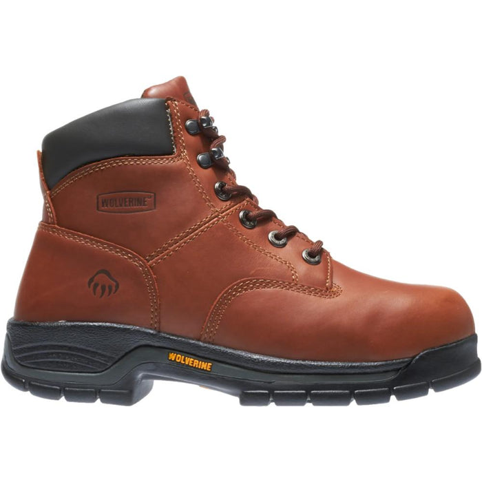 Wolverine® Men's Harrison Lace-Up & Slip Resistant  6" Work Boot - Brown - W04906