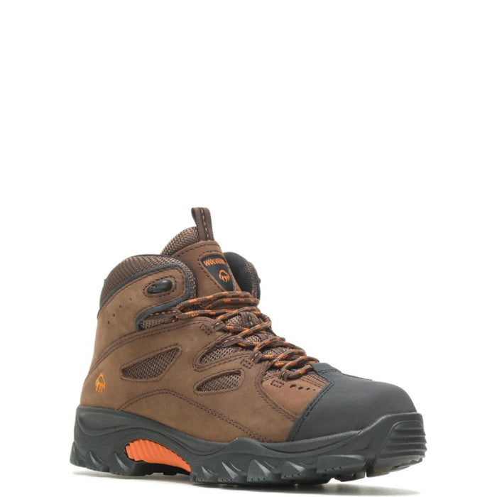 Wolverine® HUDSON Men's Steel Toe EH Lightweight Safety Boot - Dark Brown/Black - W02194