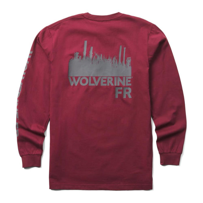 Wolverine® Men's Lightweight Flame Resistant Graphic Long Sleeve Tee