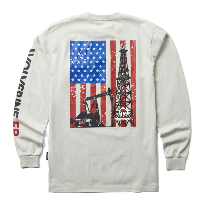 Wolverine® Men's Lightweight Flame Resistant Graphic Long Sleeve Tee