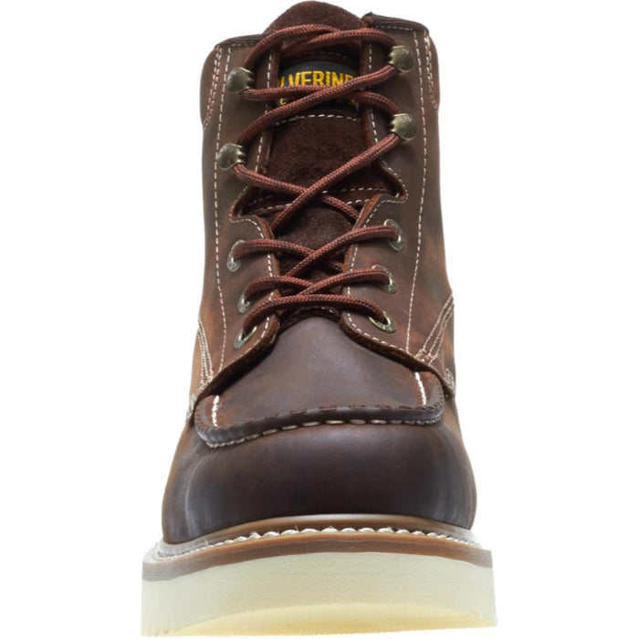 Wolverine® Men's Loader Soft Toe 6" Wedge Boots - Brown - W10744