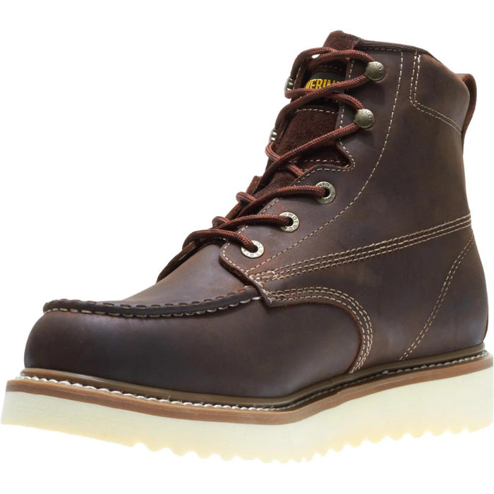 Wolverine® Men's Loader Soft Toe 6" Wedge Boots - Brown - W10744
