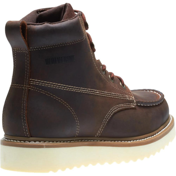 Wolverine® Men's Loader Soft Toe 6" Wedge Boots - Brown - W10744
