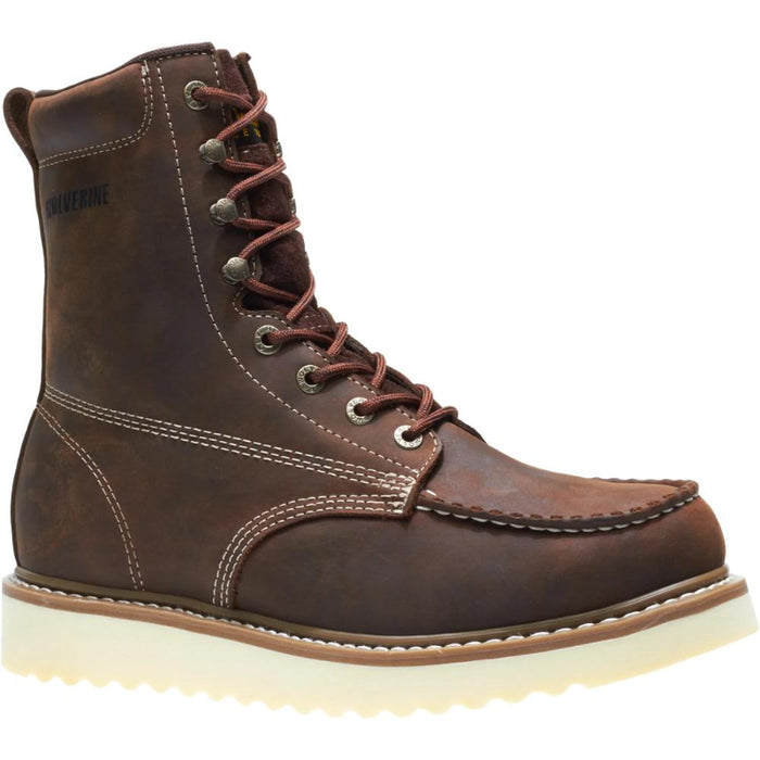 Wolverine® Men's Loader Soft Toe 8" Wedge Boots - Brown - W10743