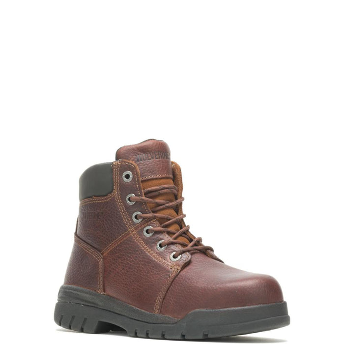 Wolverine® Men's Marquette Steel Toe 6" Work Boot - Walnut - W04713