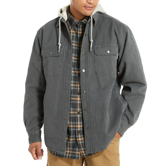 Wolverine® Men's Overman Canvas Hooded Jac-Shirt with Extended Tail