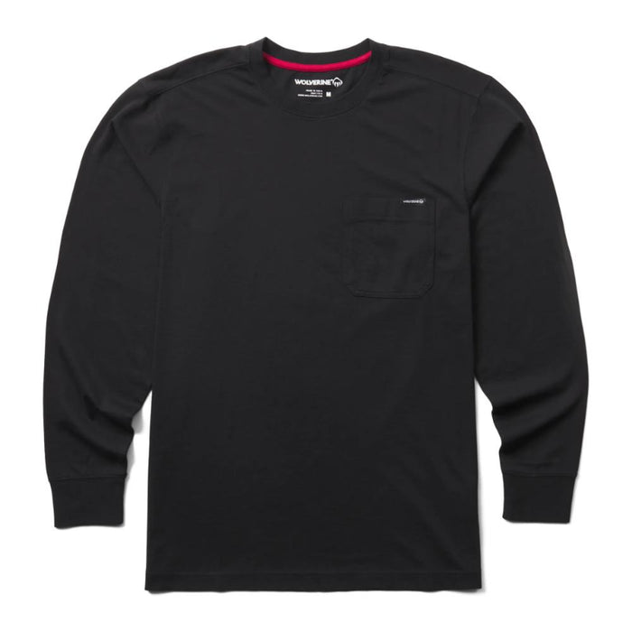 Wolverine® Men's Premium Cotton Classic Long Sleeve Pocket Tee