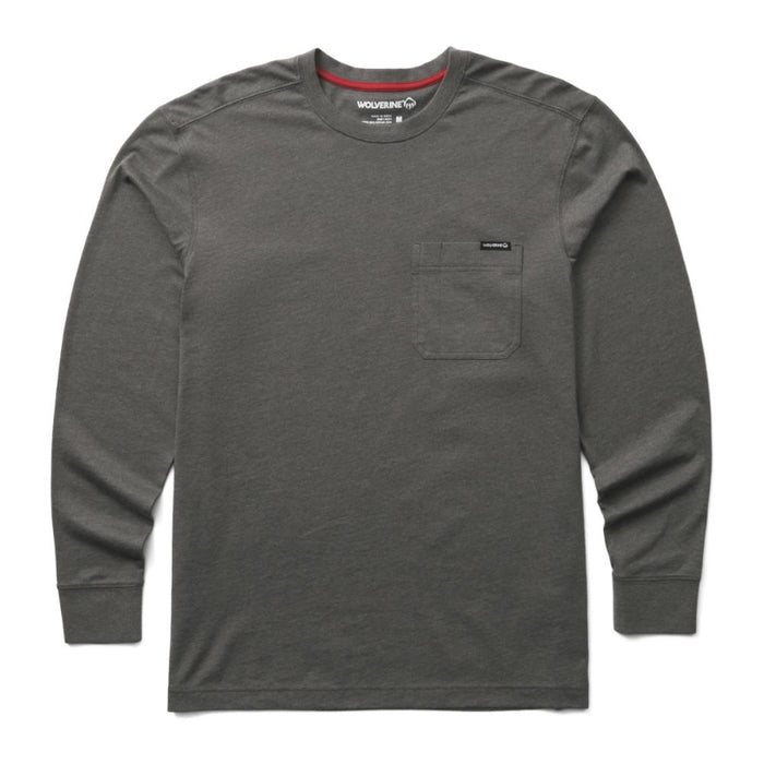 Wolverine® Men's Premium Cotton Classic Long Sleeve Pocket Tee
