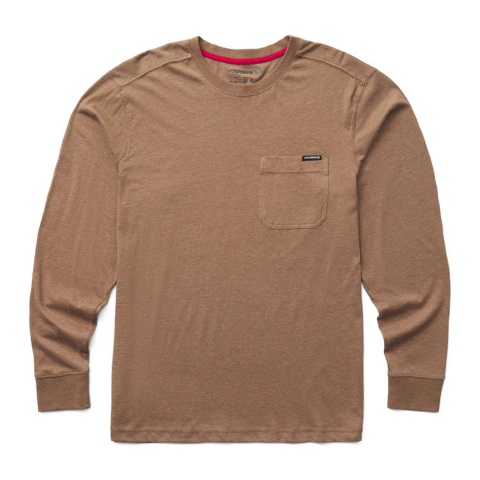 Wolverine® Men's Premium Cotton Classic Long Sleeve Pocket Tee