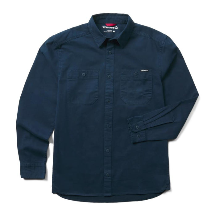 Wolverine® Men's Prewashed Leland Twill Long Sleeve Work Shirt