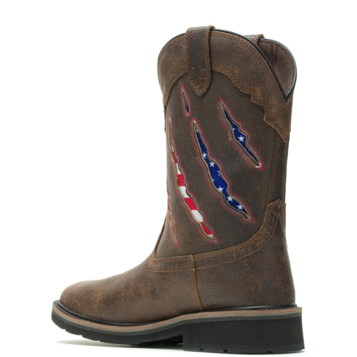 Wolverine® Men's Rancher Claw Steel Toe Wellington Boots - Flag/Brown - W201218