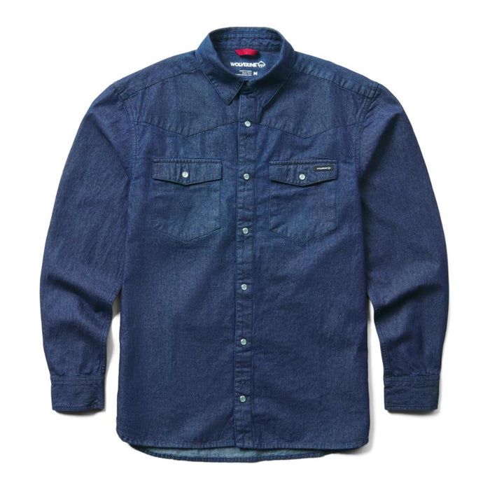 Wolverine® Men's Rancher Durable Denim Long Sleeve Shirt