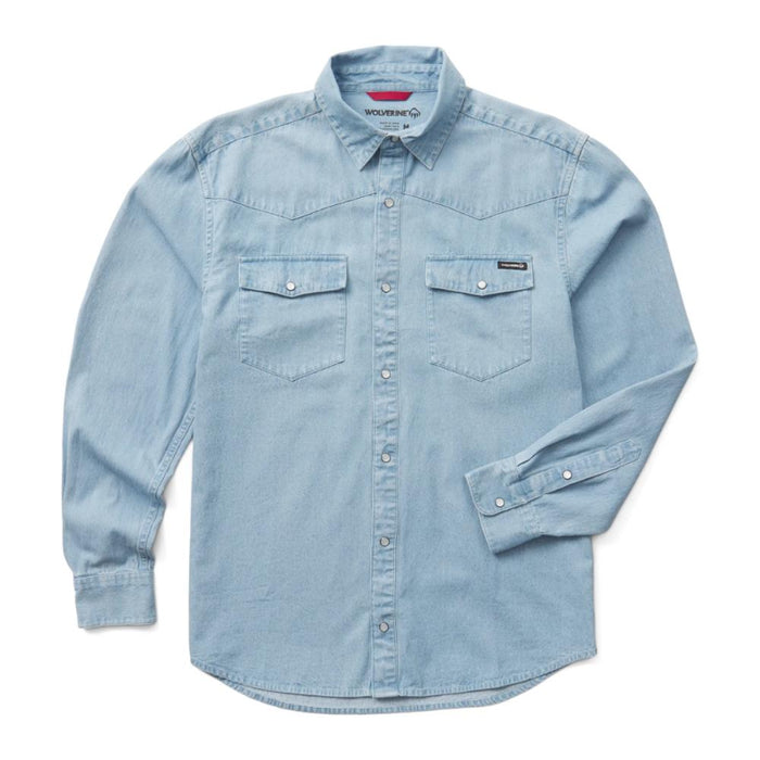 Wolverine® Men's Rancher Durable Denim Long Sleeve Shirt