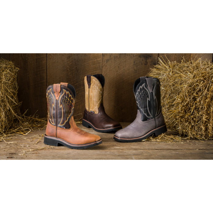 Wolverine® Men's Rancher Eagle Waterproof & Lightweight Steel Toe Wellington Boots - W231122