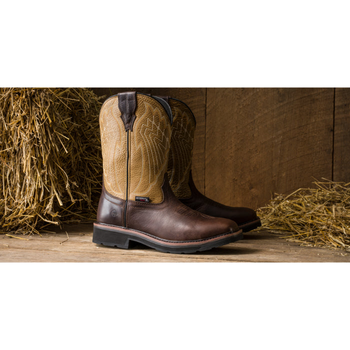 Wolverine® Men's Rancher Eagle Waterproof & Lightweight Steel Toe Wellington Boots - W231122