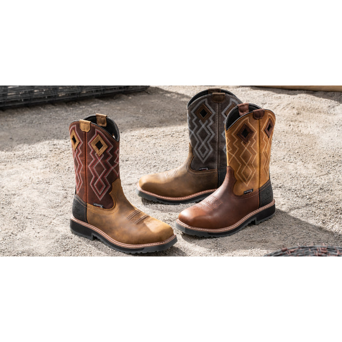 Wolverine® Men's Rancher Pro Composite Toe Wellington Boots - Titanium - W251016