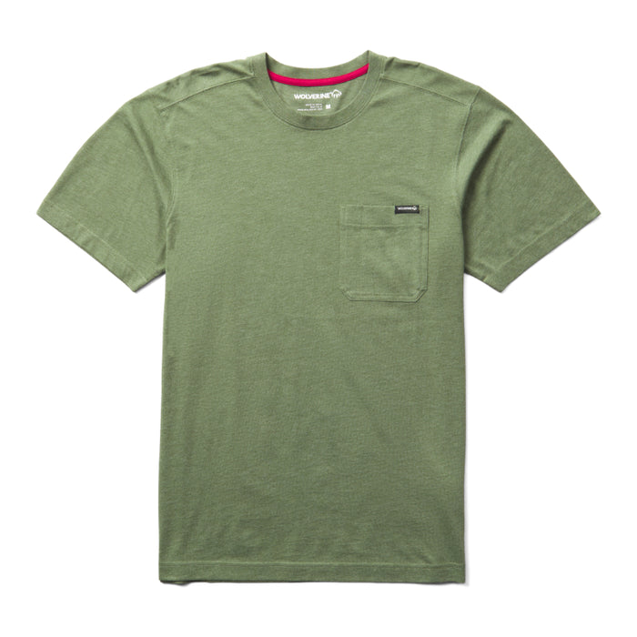 Wolverine® Men's Short Sleeve Classic Pocket Cotton Extended Tee