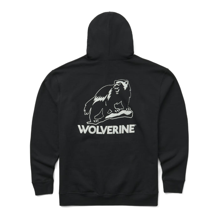 Wolverine® Men's Soft Hand Graphic Wolverine Hoody - Black - W1220190-1004