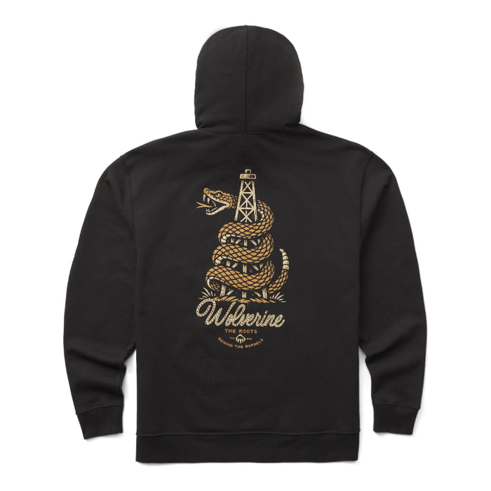 Wolverine® Men's Soft Hand Graphic Rattler Rig Hoody - Black - W1220190-1003