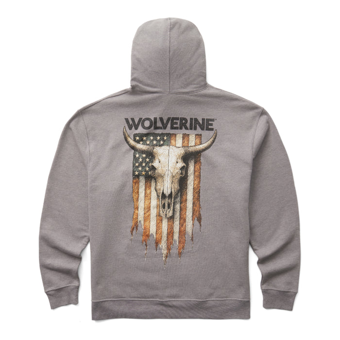 Wolverine® Men's Soft Hand Graphic Heather Hoody - Light Gray - W1220190-1001