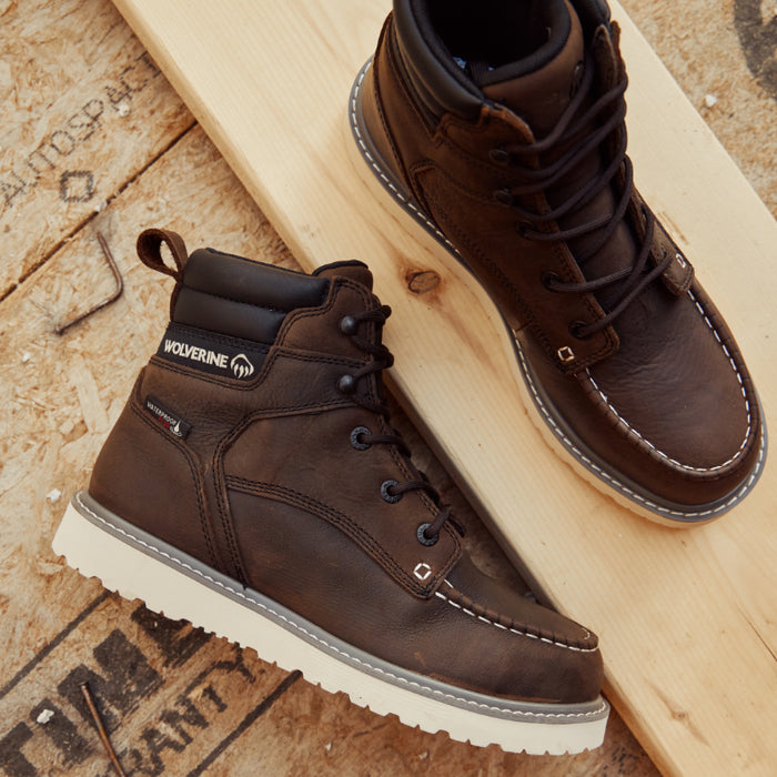 Wolverine® Men's Trade Wedge Waterproof & Lightweight Steel Toe 6" Boots