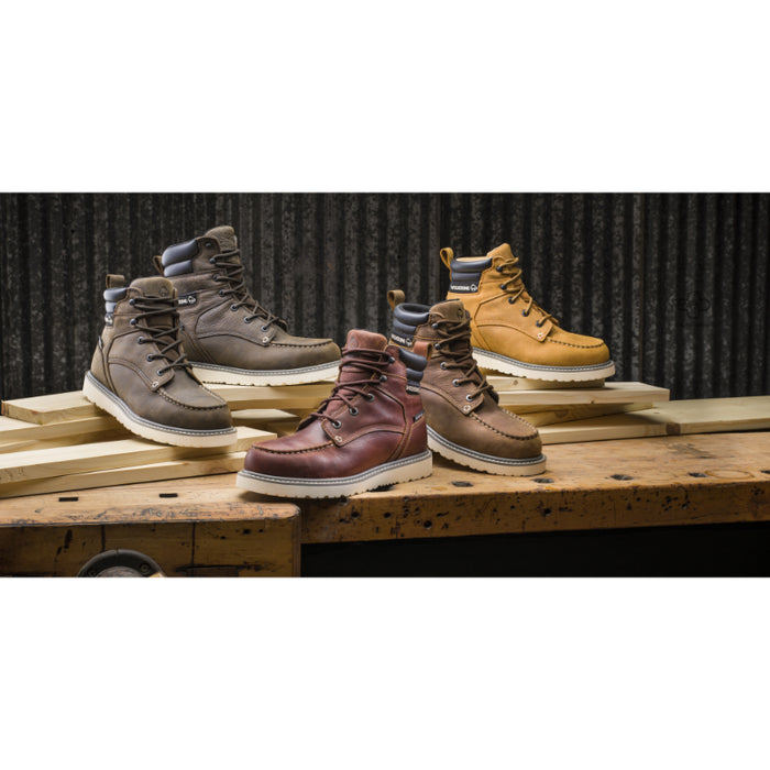 Wolverine® Men's Trade Wedge Waterproof & Lightweight Steel Toe 6" Boots