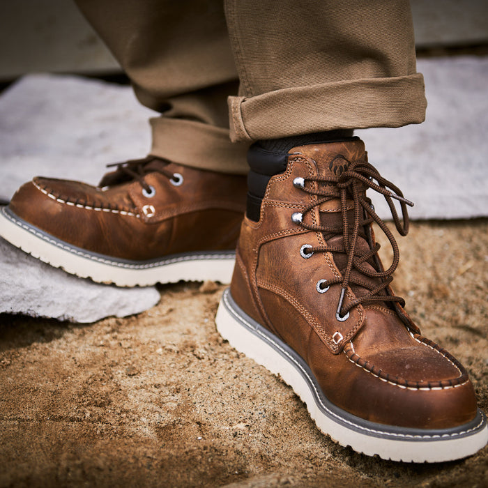 Wolverine® Men's Trade Wedge Waterproof Soft Toe 6" Boots