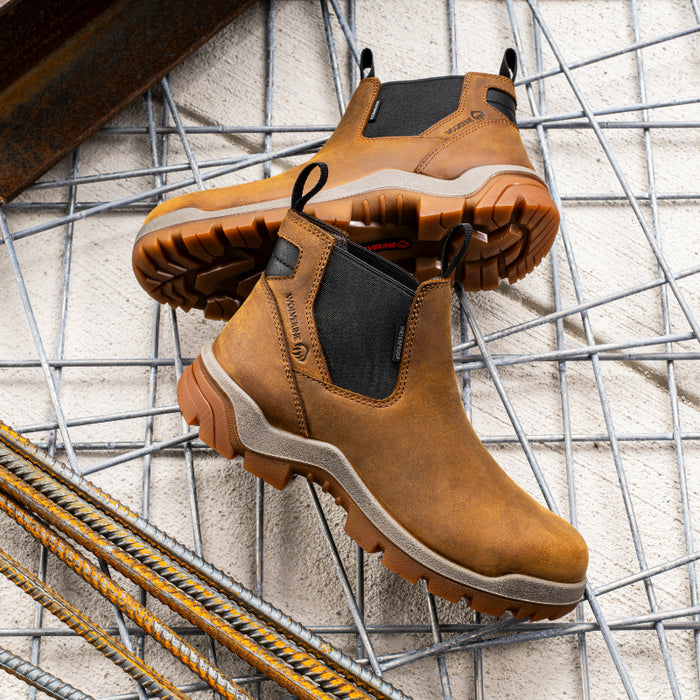 Wolverine® Men's Vantage HyperRest™ Composite Toe Chelsea Boots - Dark Tan - W251004