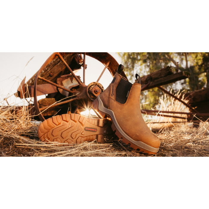 Wolverine® Men's Vantage HyperRest™ Composite Toe Chelsea Boots - Dark Tan - W251004