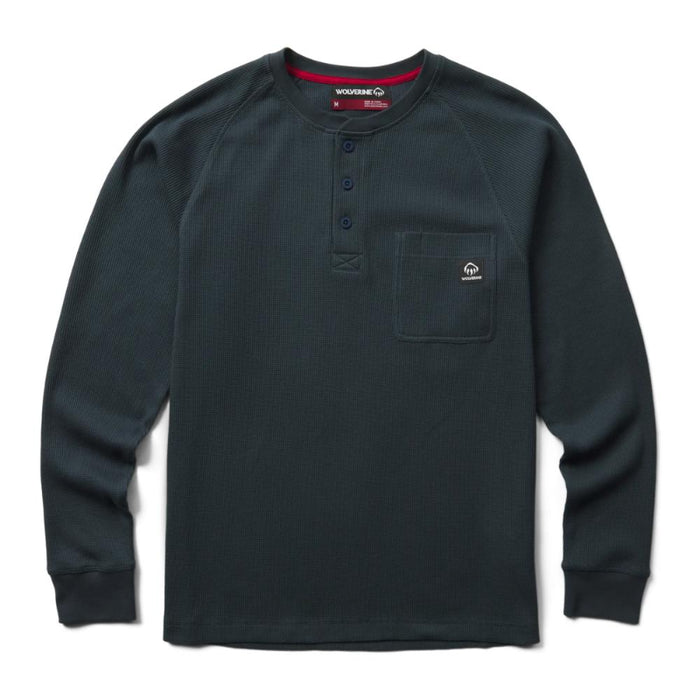 Wolverine® Men's Walden - II Henley Long Sleeve Waffle - Knit Texture Thermal