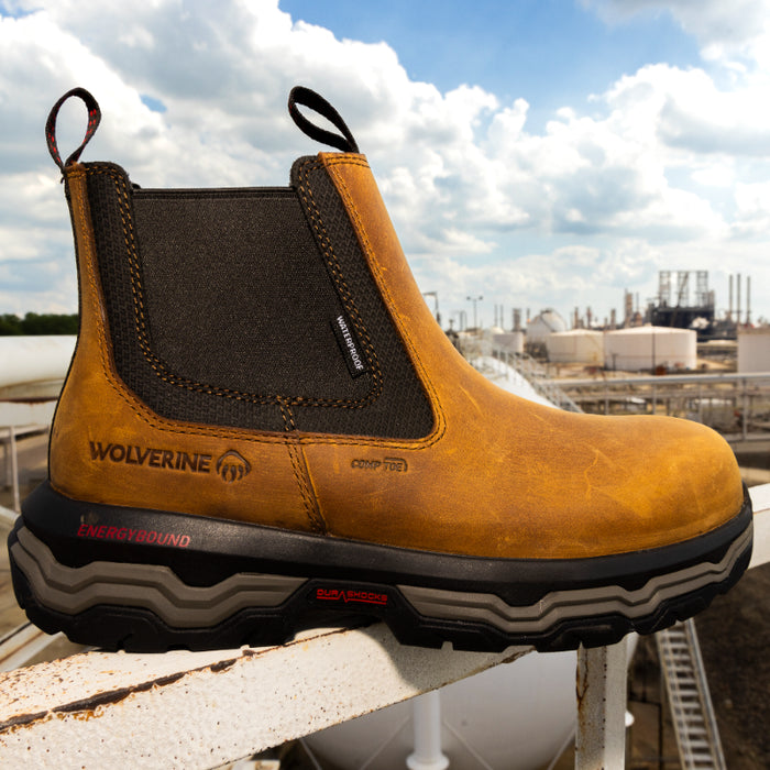 Wolverine® Men's Waterproof Alpha Infinity Energy Bound™ Composite Toe Chelsea Boots