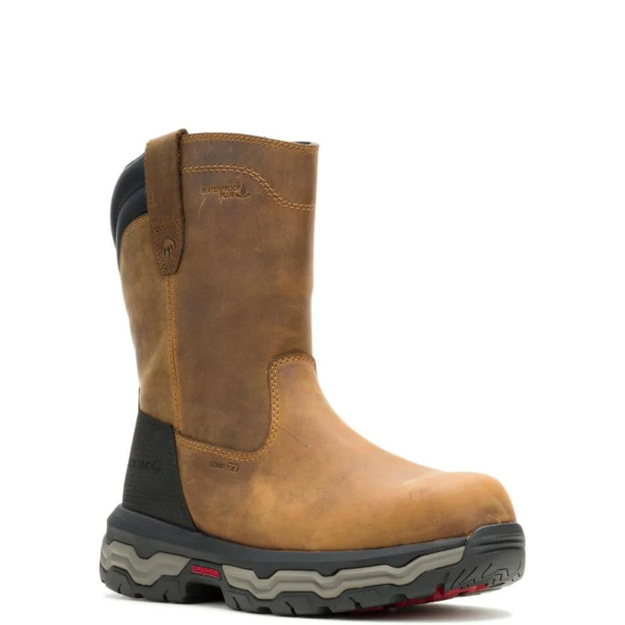 Wolverine® Men's Waterproof Alpha Infinity Energy Bound™ Composite Toe Wellington Boots - Dark Tan -  W251108