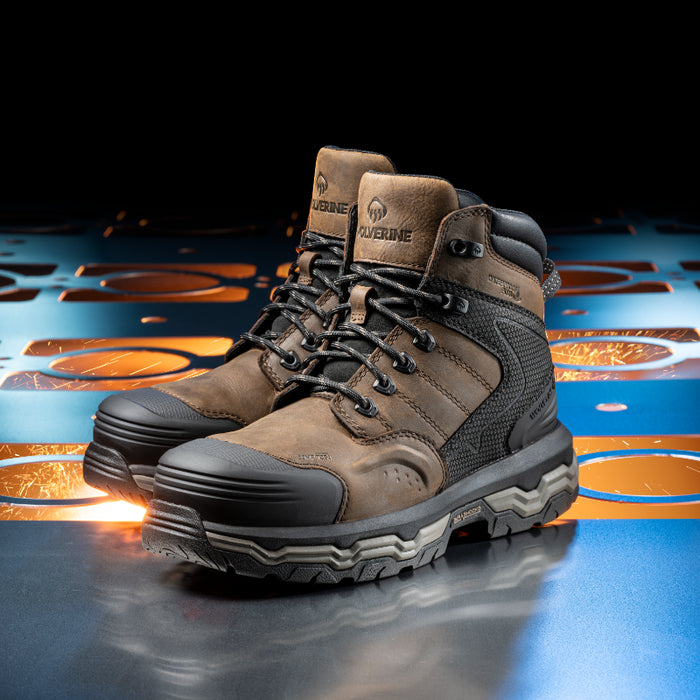Wolverine® Men's Waterproof Alpha Infinity System Soft Toe 6" Boots