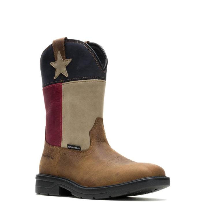 Wolverine® Men's Waterproof  Rancher Level Rio Steel Toe Wellington Boots - Brown Multi - W271015