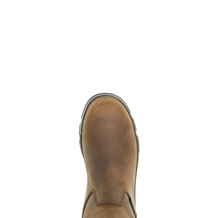 Wolverine® Men's Waterproof Durashocks Icon Electric Hazard Wellington Boots - Dark Brown - W241104