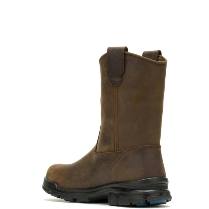 Wolverine® Men's Waterproof Durashocks Icon Electric Hazard Wellington Boots - Dark Brown - W241104