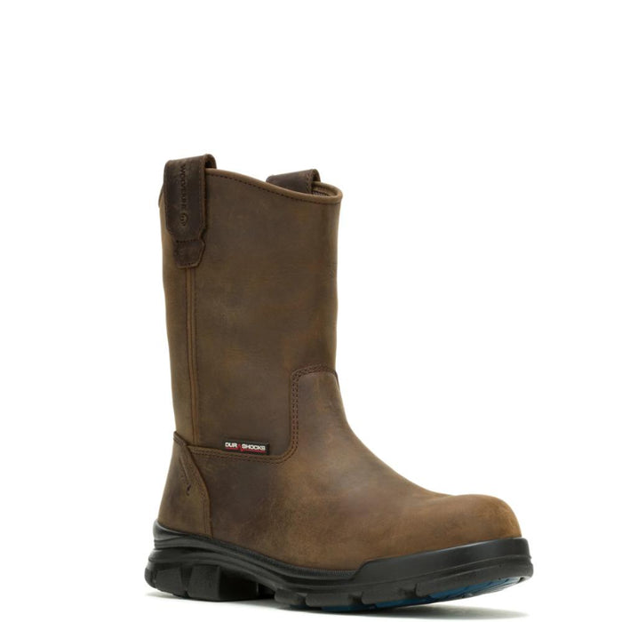 Wolverine® Men's Waterproof Durashocks Icon Electric Hazard Wellington Boots - Dark Brown - W241104