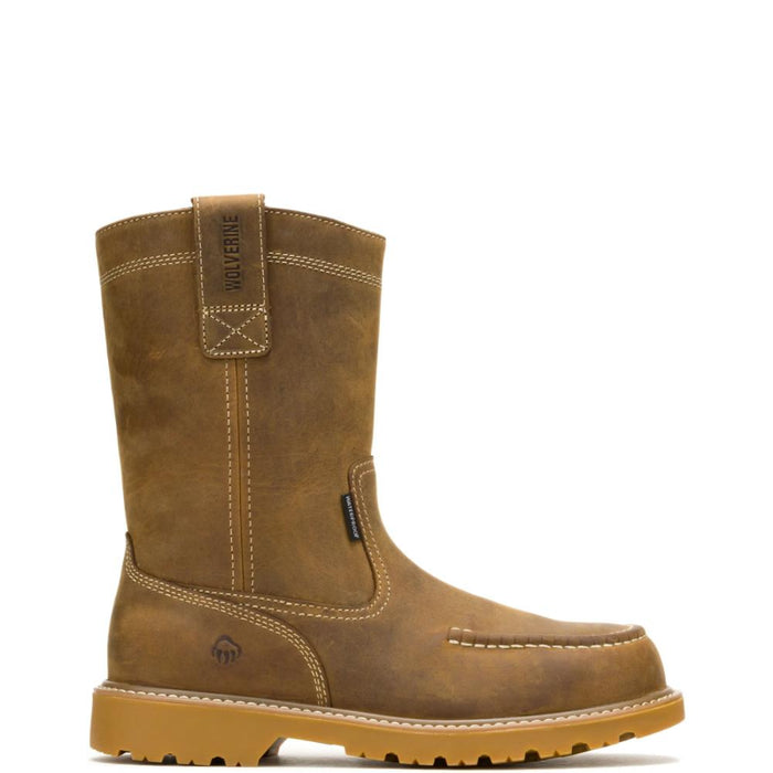 Wolverine® Men's Waterproof Floorhand MOC Composite Toe Wellington Boots - Dark Wheat - W241194