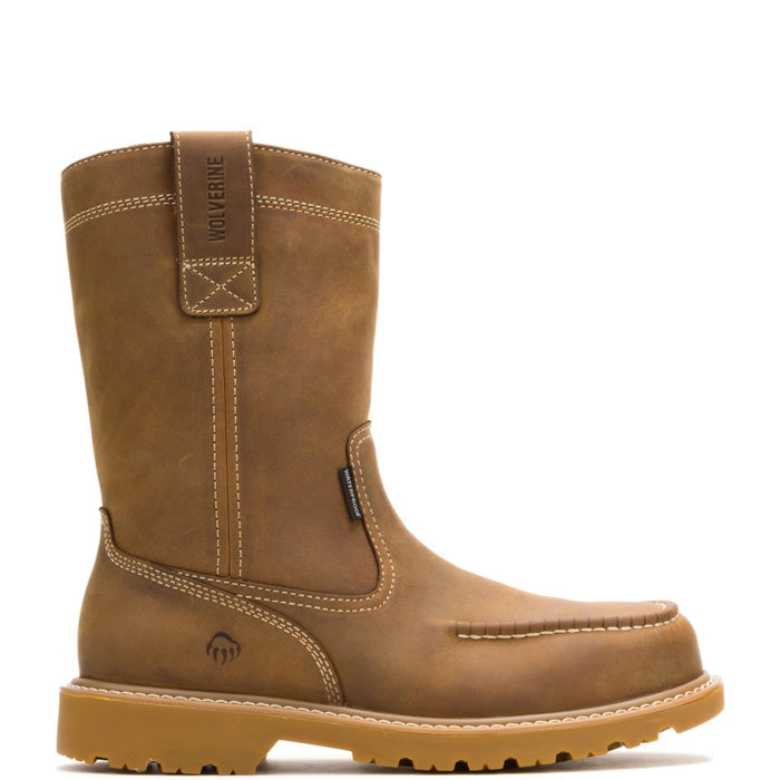 Wolverine® Men's Waterproof Floorhand MOC Composite Toe Wellington Boots - Dark Wheat - W250029